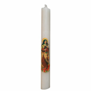 Bougie Cire 21cm Sainte Thérèse