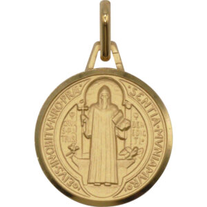 Médaille Saint-Benoît Plaqué Or
