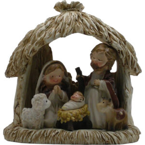 Crèche Enfant en Résine
