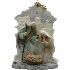 Scène Crèche Noël Rocher