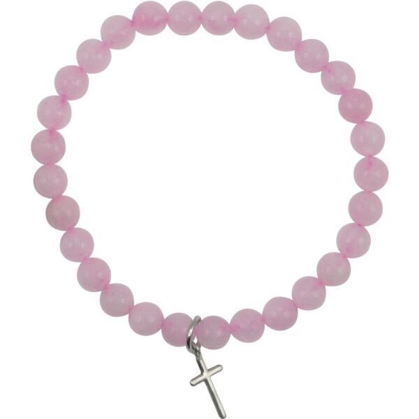 Bracelet Pierre Quartz Rose 6mm