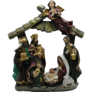 Scène Crèche Noël en Poly