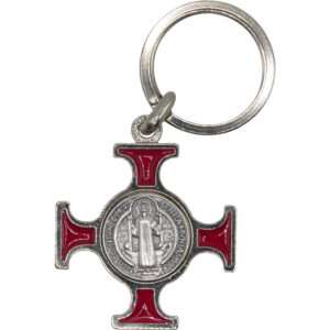 Porte-Clés Croix Rouge Saint Benoît